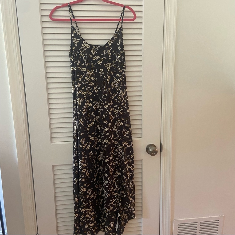 Free People Satin Maxi Slip Dress